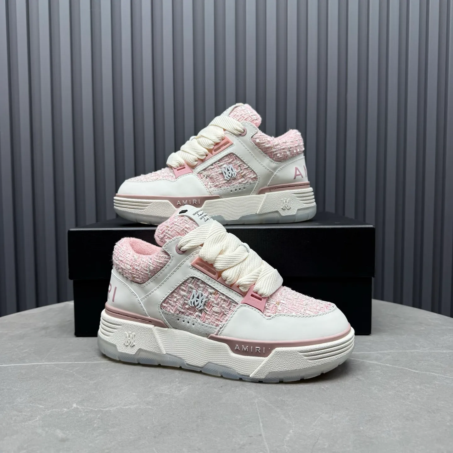 Men's shoes 💰660💰 AMIRI AMIRI trendy brand hot sale 🔥 Available all year round, couples 💑 Official website synchronization Imported fabrics 1⃣️ vs 1⃣️ replica, original factory special original sole, 35-45 (45. non-refundable)